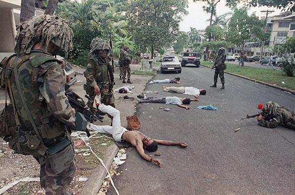 las fuerzas armadas de Estados Unidos invadieron a Panam
