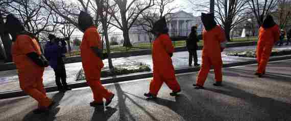 Activistas de derechos humanos protestan frente a la Casa Blanca en Washington. Jacquelyn Martin / AP